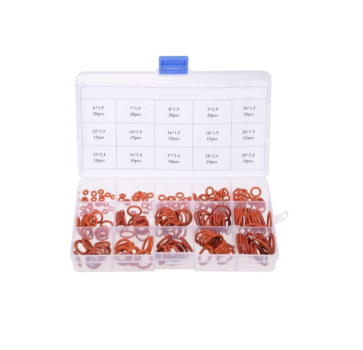 Sada O tesniacich krúžkov VMQ - 225 kusov