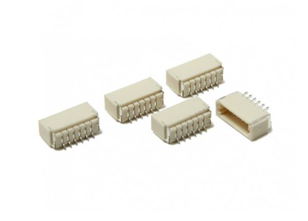 JST SH 1,0 mm 6-pin konektor na DPS - Rovný