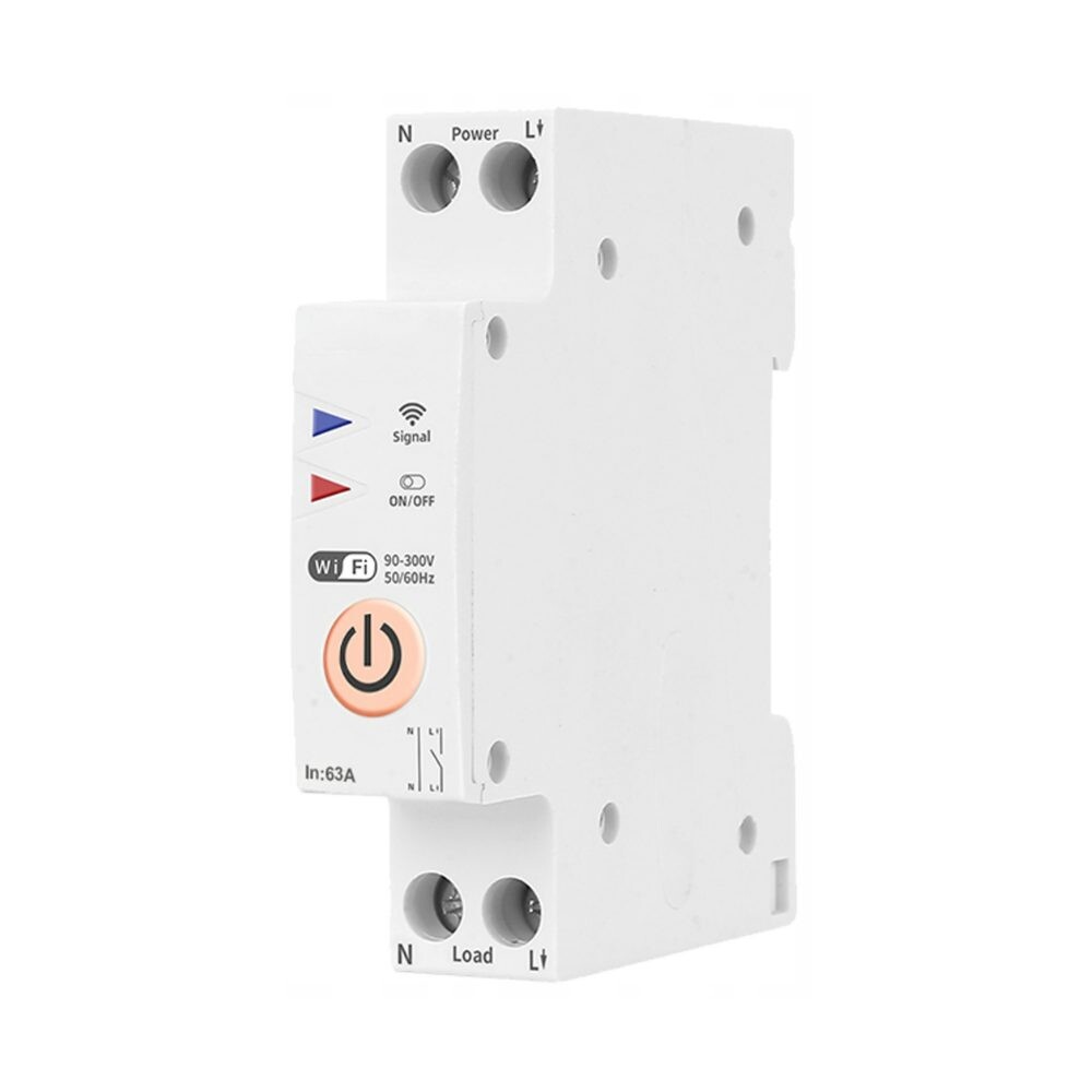 Wifi relé stýkač na DIN lištu TUYA - 16A