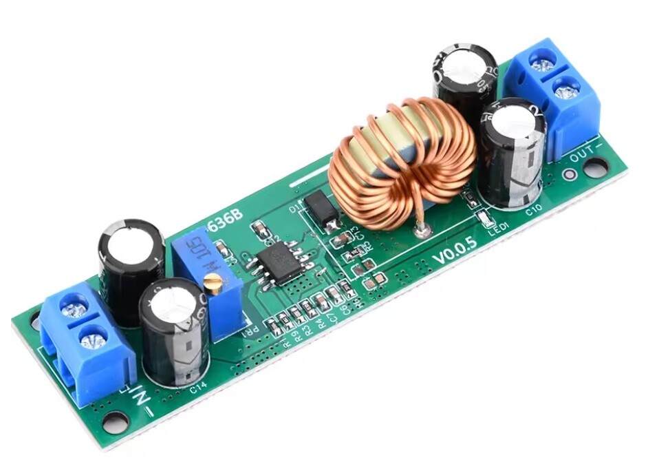 Step-down menič 5–60 V na 3–19 V, nastaviteľný, max. 5 A