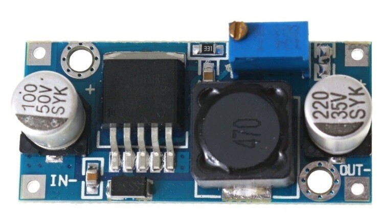 Step-down menič 5–40 V na 1,5–35 V – LM2596 / LM2596S, max. 3 A