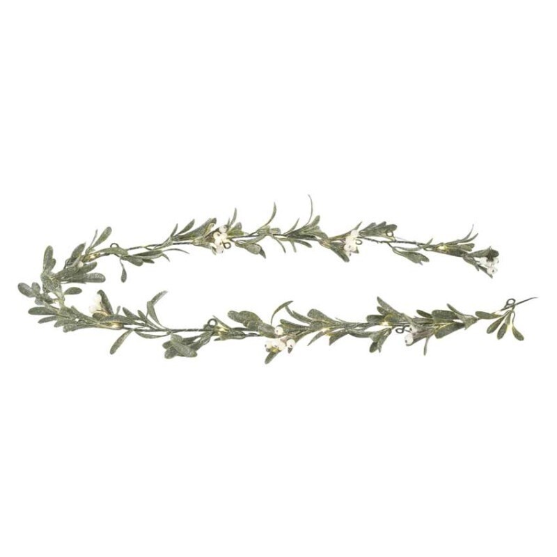 Vánoční světelná LED girlanda s časovačem Palmer zelená