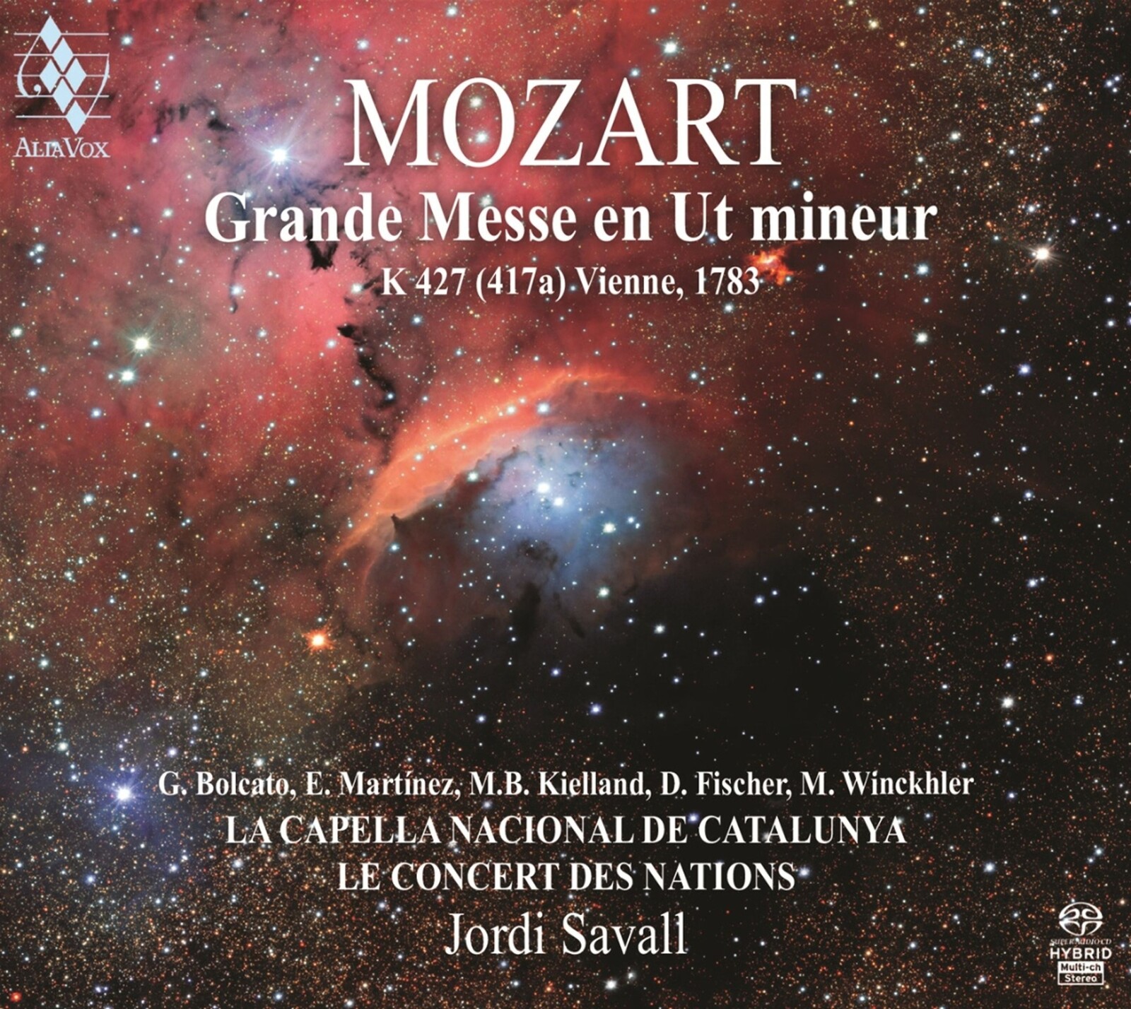 Jordi Savall & La Capella Reial de Catalunya, MOZART: GRANDE MESSE EN UT MINEUR K 427 (417A) VIENNE, 1783 (GREAT MASS IN C MINOR), CD