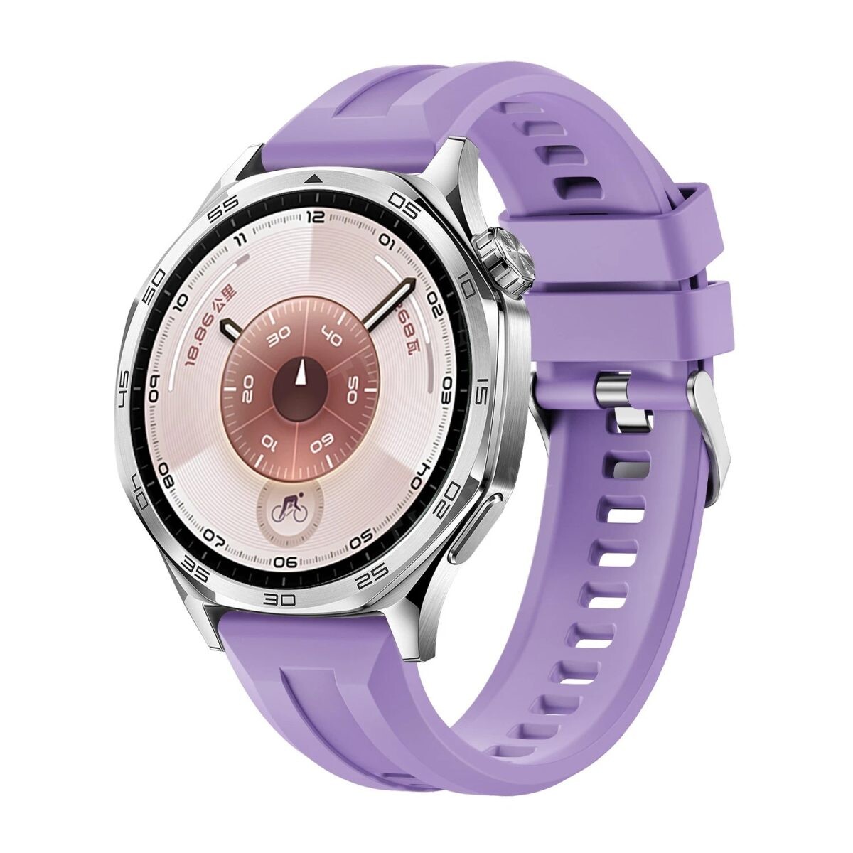 eses Silikónový remienok pre Huawei Watch GT 5 46mm a GT 6 46mm - Fialový