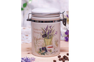 MAKRO - Dóza s klipom Levanduľa 0,8L keramika