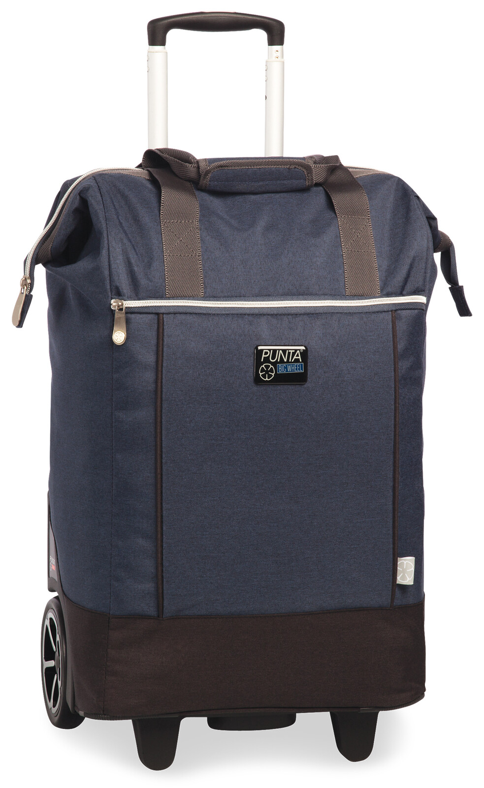 PUNTA nákupná taška na kolieskach s výsuvnou rukoväťou - 40L - tmavý zafír