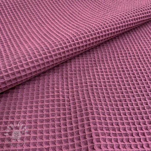 Bavlna s vaflovou väzbou mauve