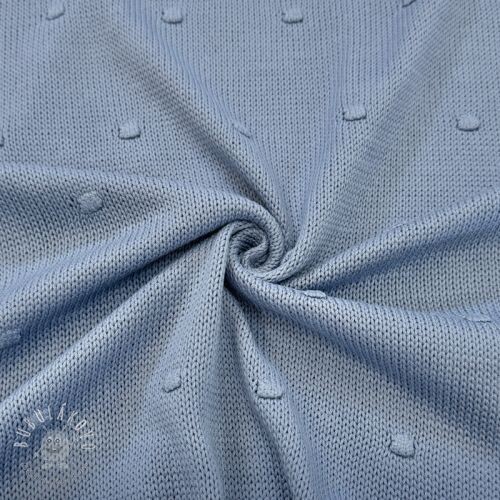 Svetrovina BIG KNIT DOT blue