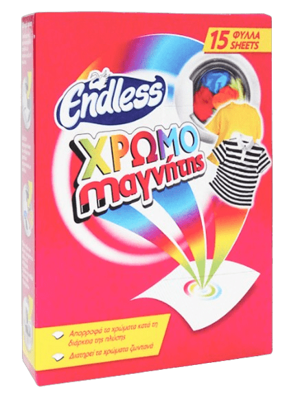 ENDLESS CHROMOMAGNET - Obrúsky proti zafarbeniu bielizne 15 ks