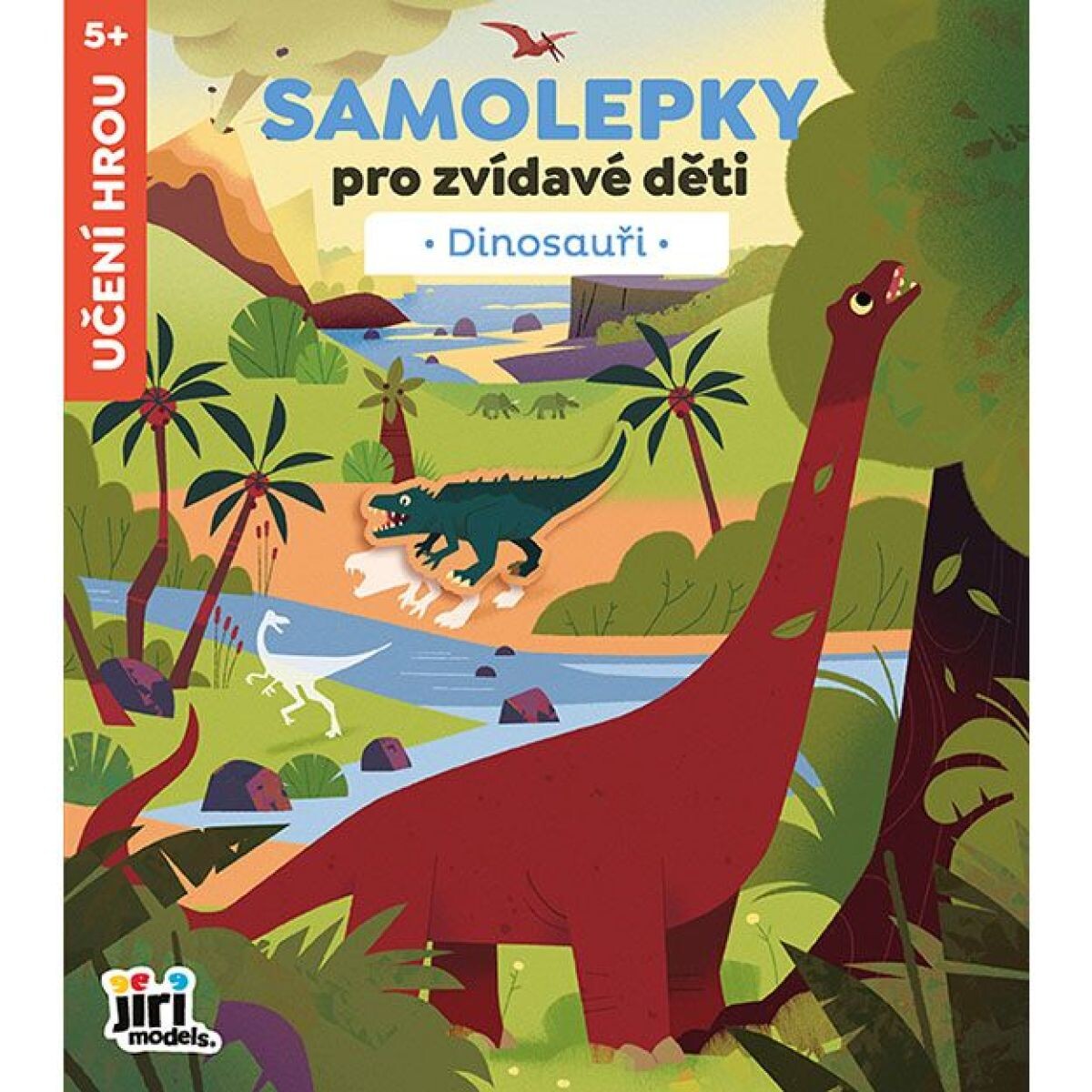 Jiří Models Samolepky pre zvedavé deti Dinosaury