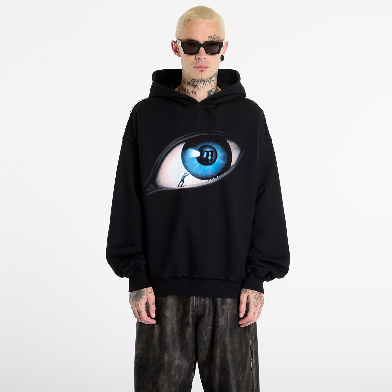 Mikina MISBHV Eye Print Hoodie Black S