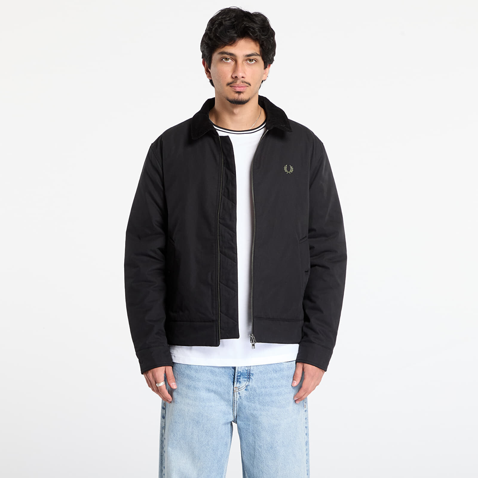 Bunda FRED PERRY Cotton Caban Jacket Black L