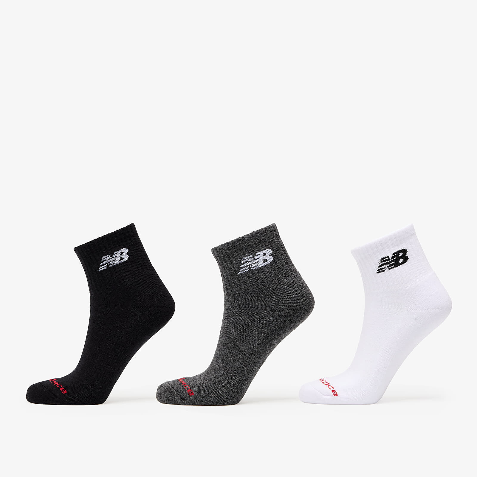 Ponožky New Balance Everyday Ankle Socks 3-Pack Multicolor XL