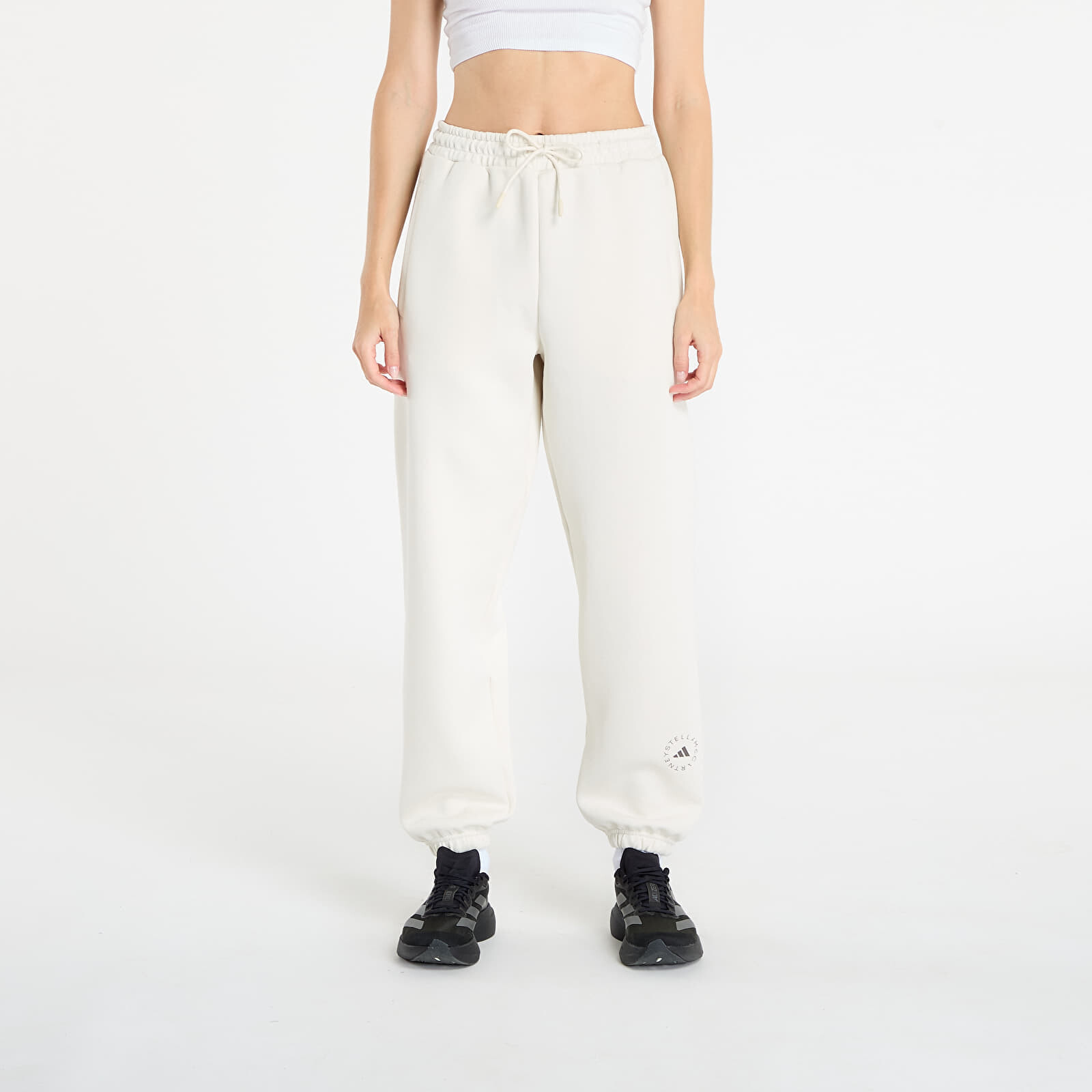 Tepláky adidas by Stella McCartney Loose Sweat Tracksuit Bottoms Almond Milk-smc M