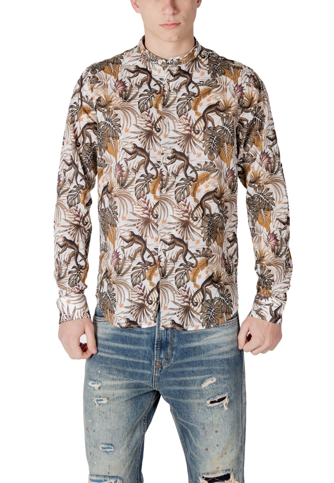 Gianni Lupo pánska košeľa s kvetinovým vzorom