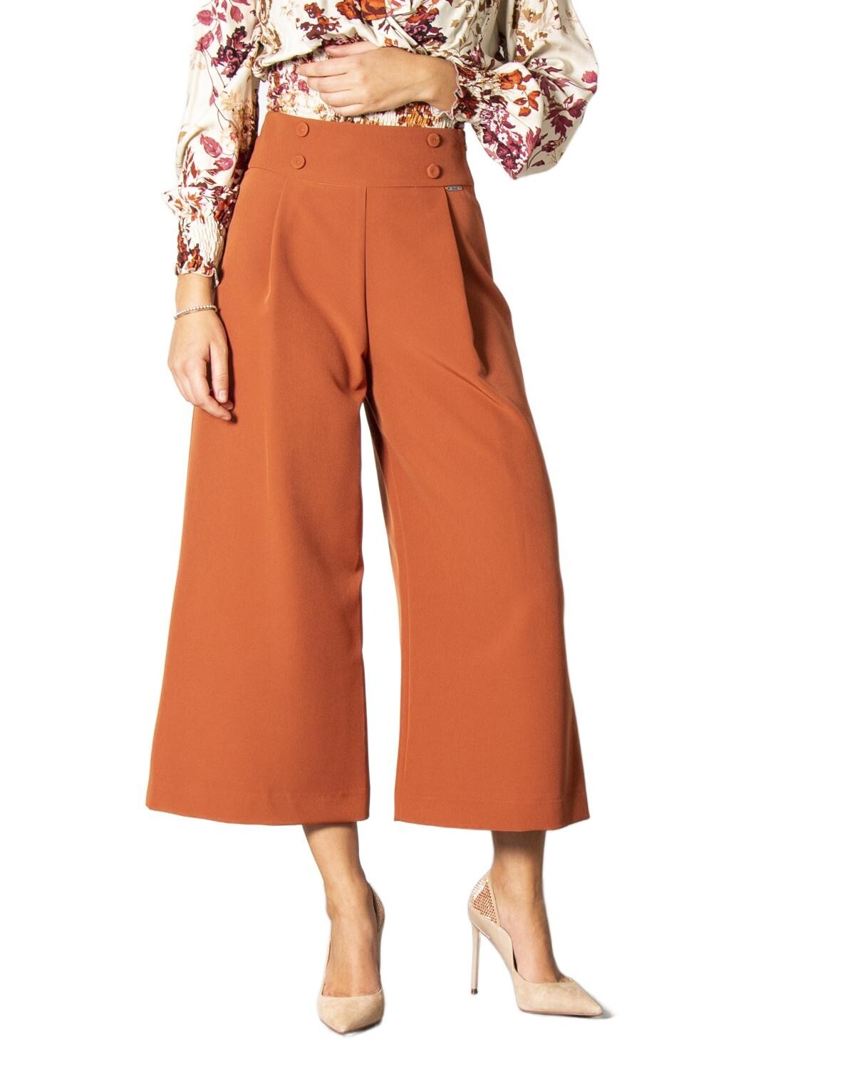 Dámske jednofarebné nohavice