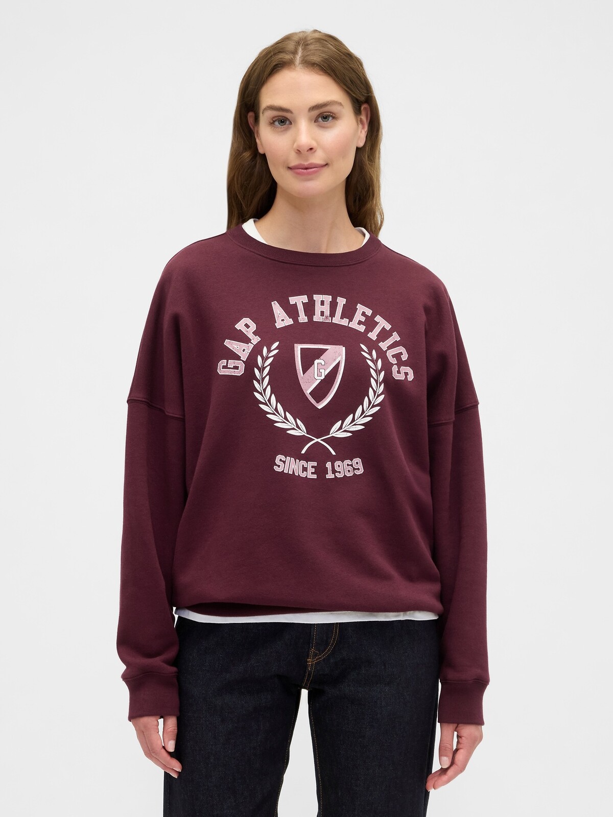 Oversize sweatshirt with Gap Athletic logo - Ladies