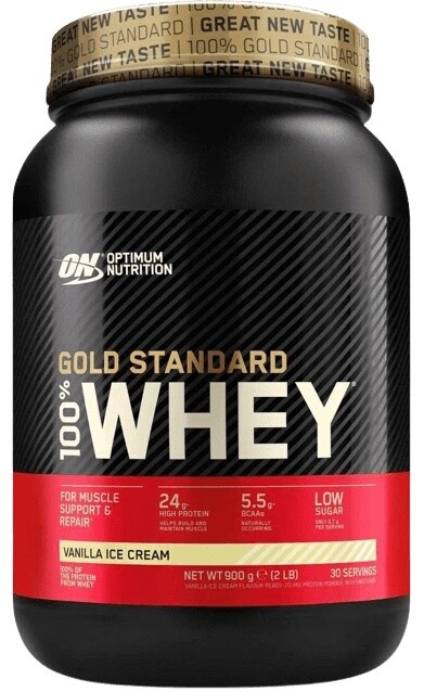 Optimum nutrition 100% whey gold standard 900 g - banán