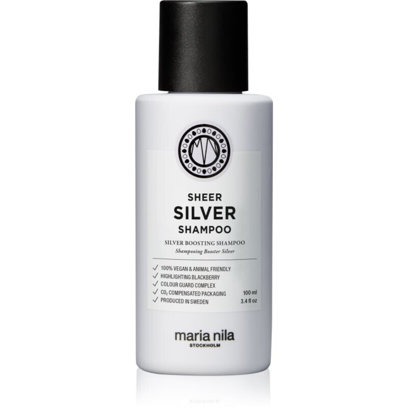 Maria Nila Sheer Silver Shampoo šampón neutralizujúci žlté tóny 100 ml