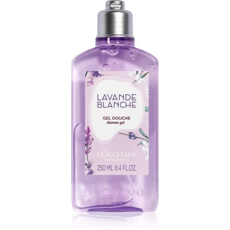 L’Occitane Lavande Blanche upokojujúci sprchový gél 250 ml