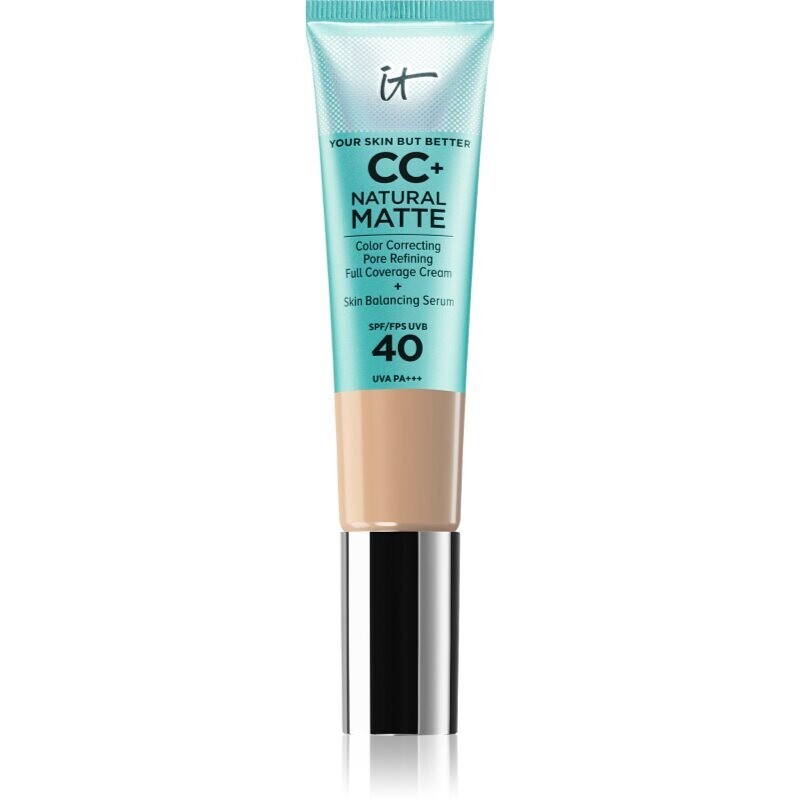 IT Cosmetics Your Skin But Better CC+ Natural Matte CC krém pre matný vzhľad SPF 40 Light 32 ml