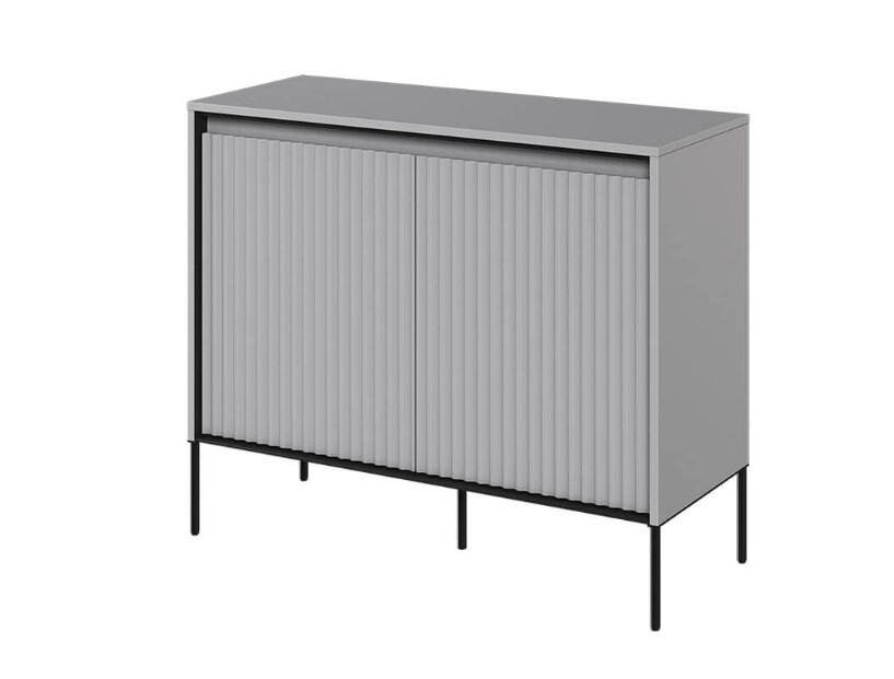 Dig-net nábytok Komoda SWING TR-02 s LED osvetlením | sivá