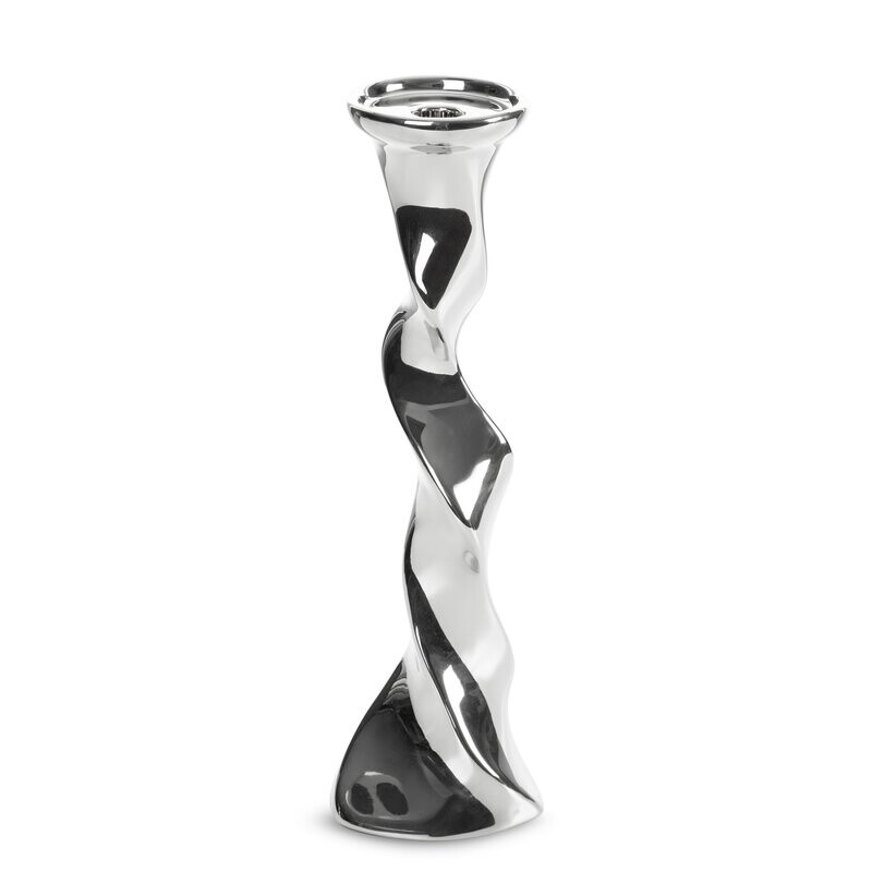 ArtFir Svietnik JOLY 3 | strieborná 12 x 39 cm