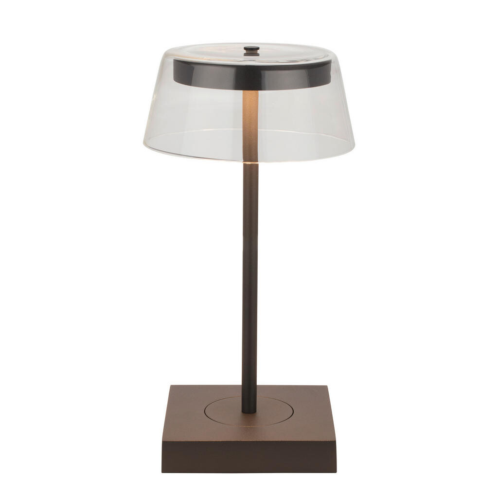 Dieter Knoll NABÍJATEĽNÁ STOLNÁ LAMPA, stmievač s regulačným kolieskom, 13,7/27 cm