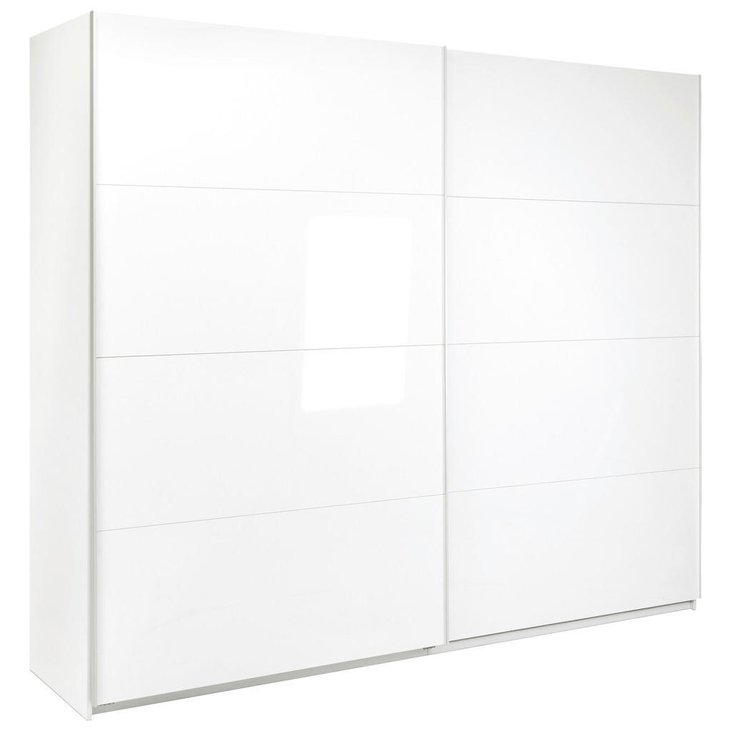MID.YOU SKRIŇA S POSUVNÝMI DVERAMI, biela, 250/210/62 cm