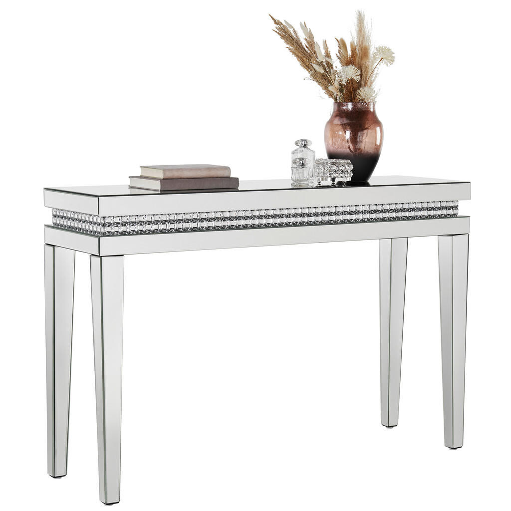 Xora KONZOLOVÝ STOLÍK, strieborná, 120/35/80,5 cm