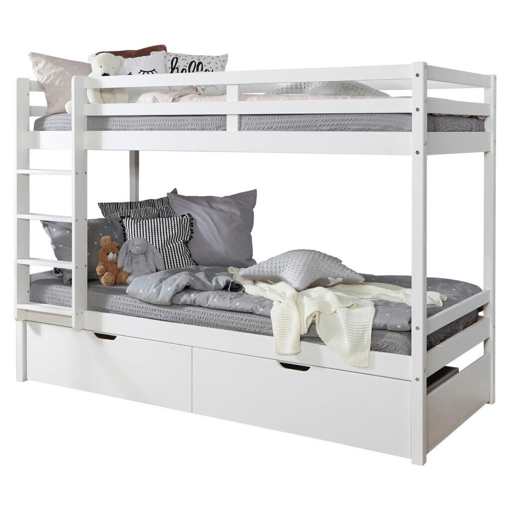 MID.YOU POSCHODOVÁ POSTEĽ, 90/200 cm biela