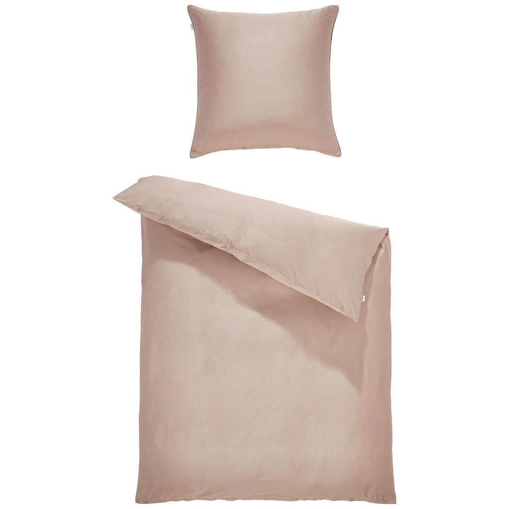 Schöner Wohnen OBOJSTRANNÁ POSTEĽNÁ BIELIZEŇ, satén, ružová, staroružová, 135/200 cm