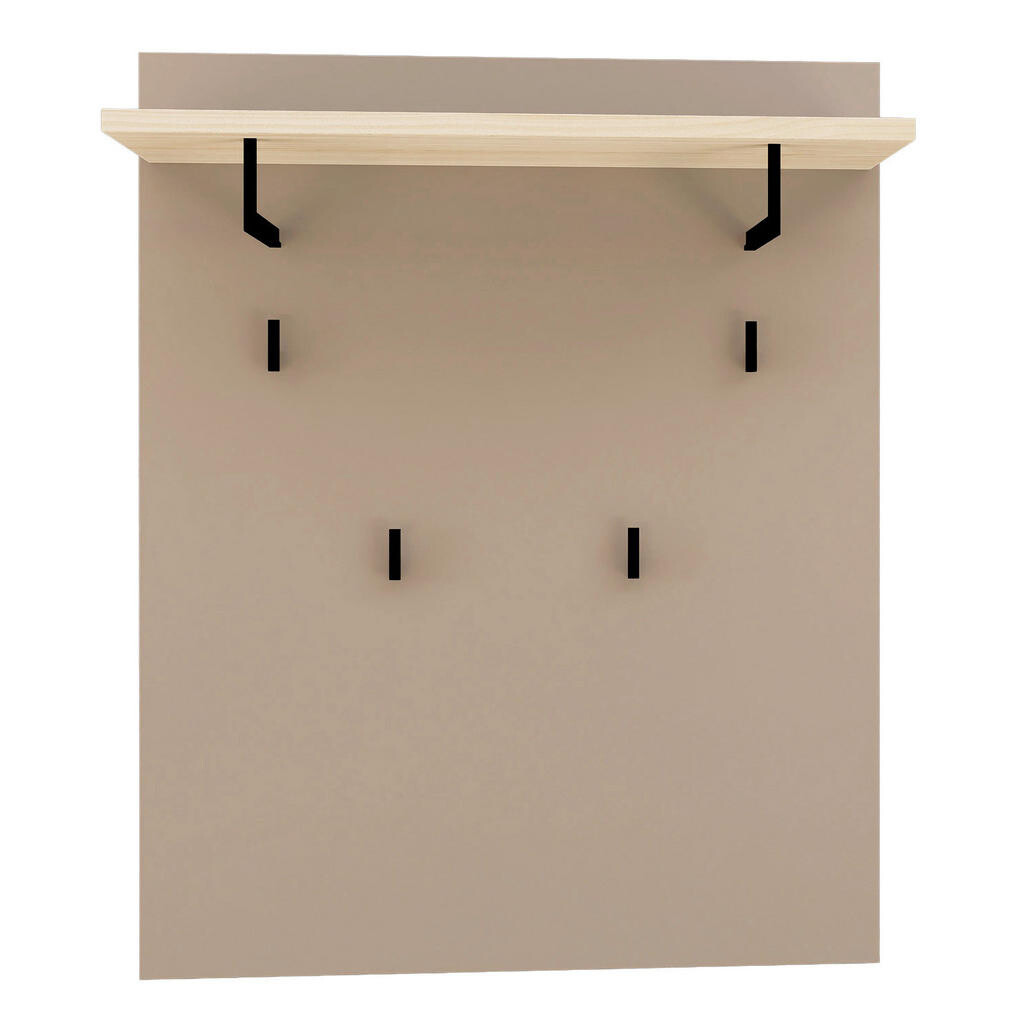 Voleo VEŠIAKOVÝ PANEL, taupe, farba duba, 80/100/30 cm