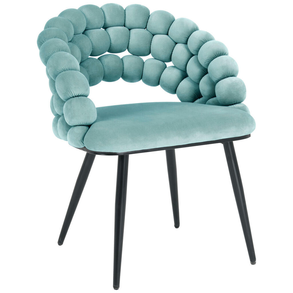 Novel STOLIČKA S PODRÚČKAMI, železo, zamat, čierna, jadeitovozelená