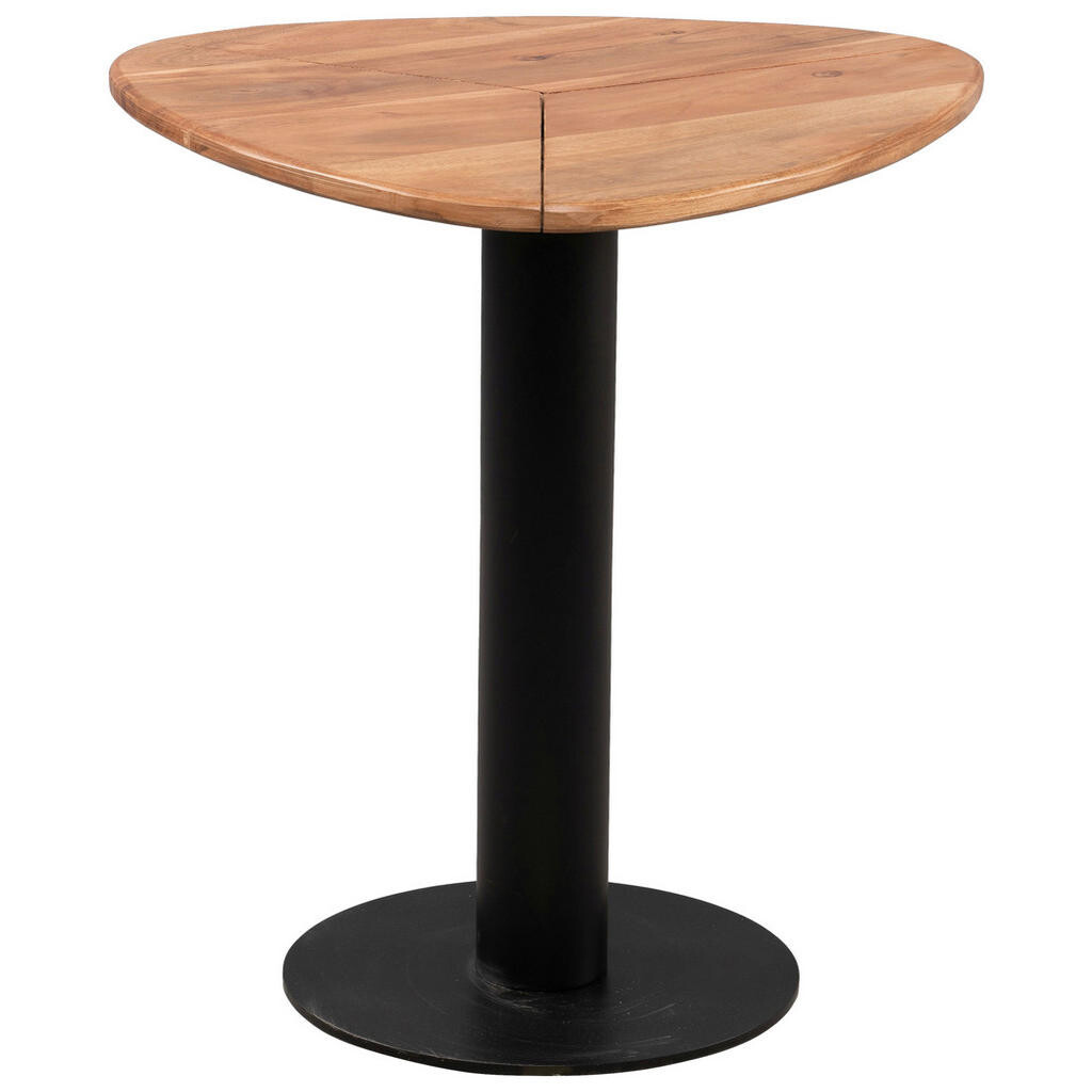 Boxxx KONFERENČNÝ STOLÍK, čierna, farba akácie, drevo, kov, 48/48/42 cm