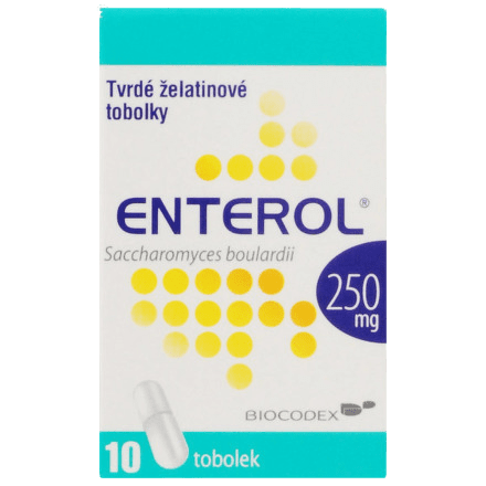 ENTEROL na hnačku 10 kapsúl