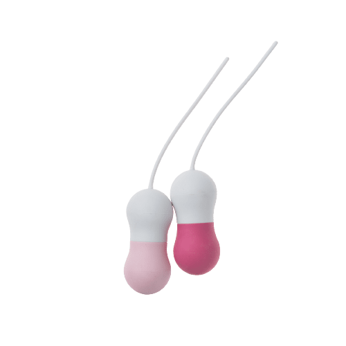 LADY DREAMS Venušiny guličky set - Pisces růžová/biela 2 ks