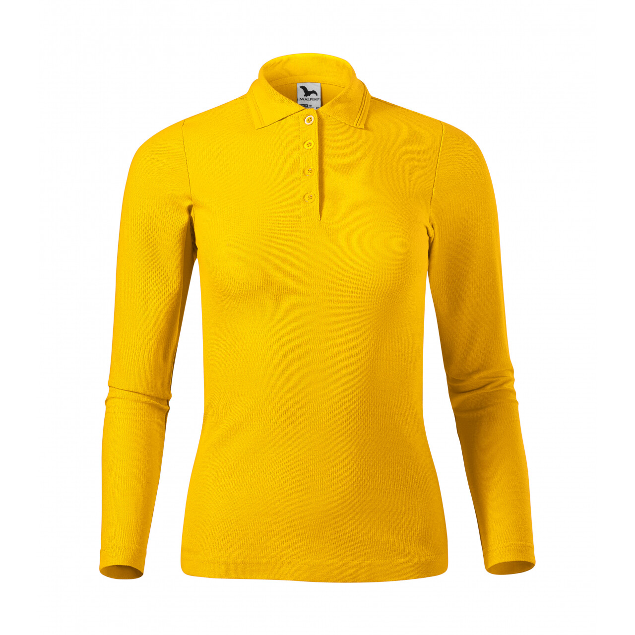 Polokošeľa dámska Malfini Pique Polo LS - žltá, S
