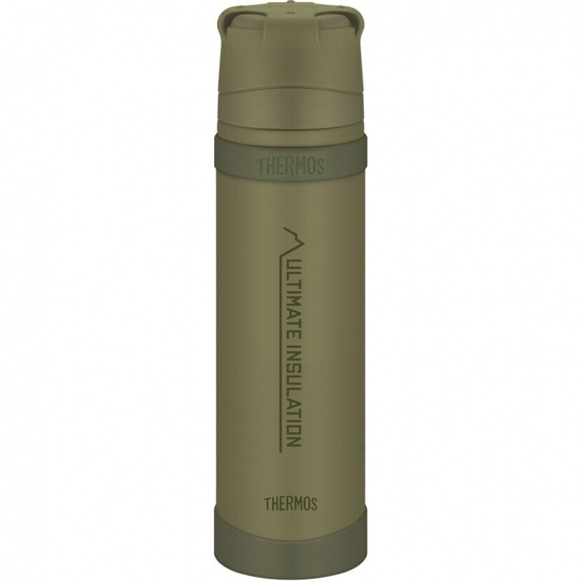 Termoska so šálkou Thermos Mountain FFX 900 ml - olivová