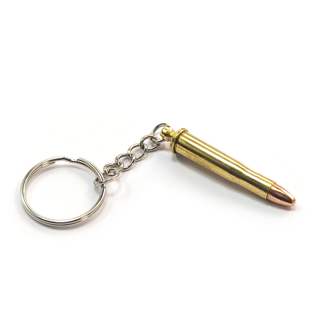 Prívesok na kľúče z náboja .22 Hornet - zlatý