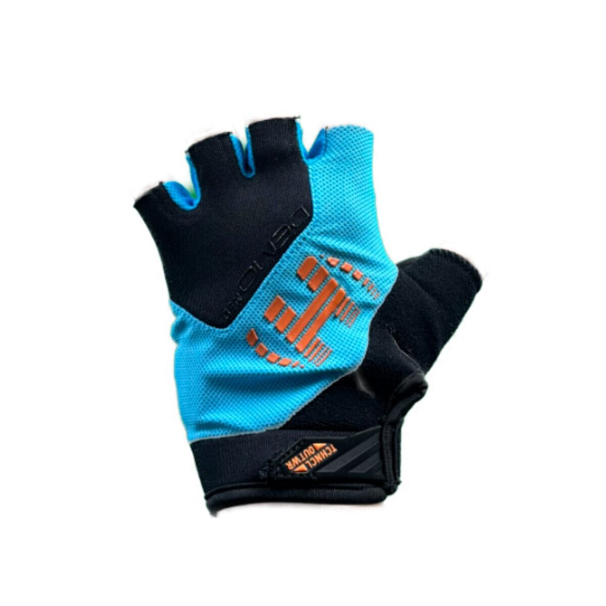 Rukavice detské bezprsté Haven Demo Neo Short - čierne-modré, 4-6 rokov