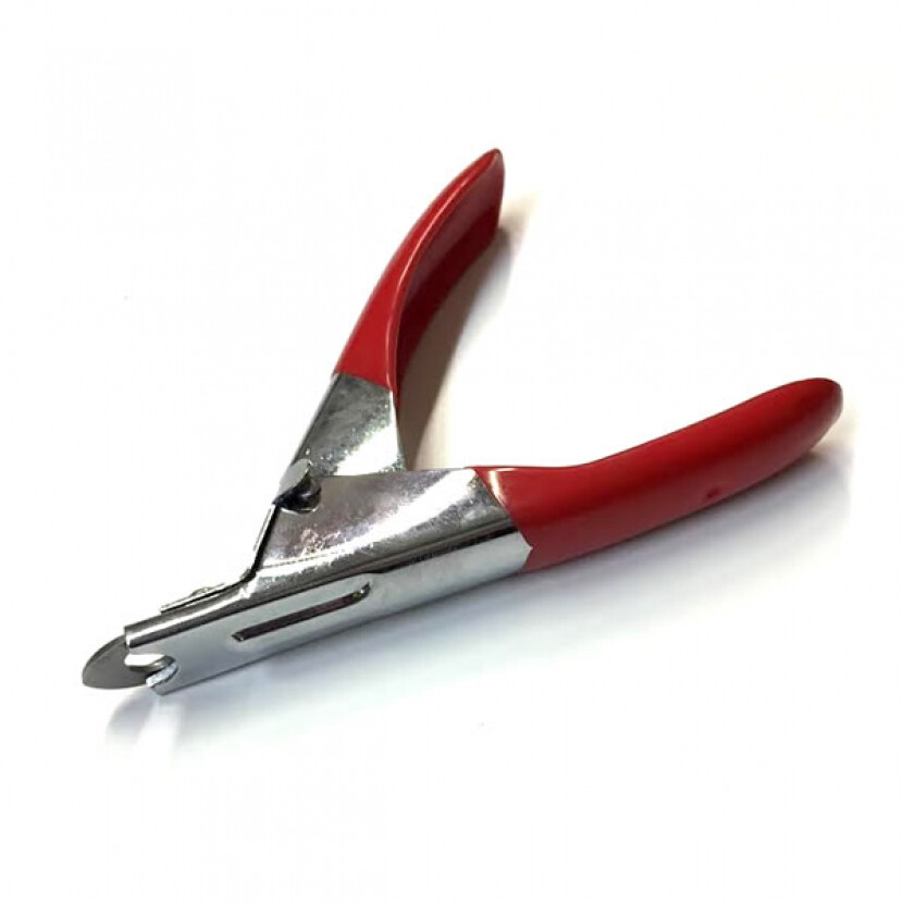 Kliešte na pazúriky - strieborné-červené