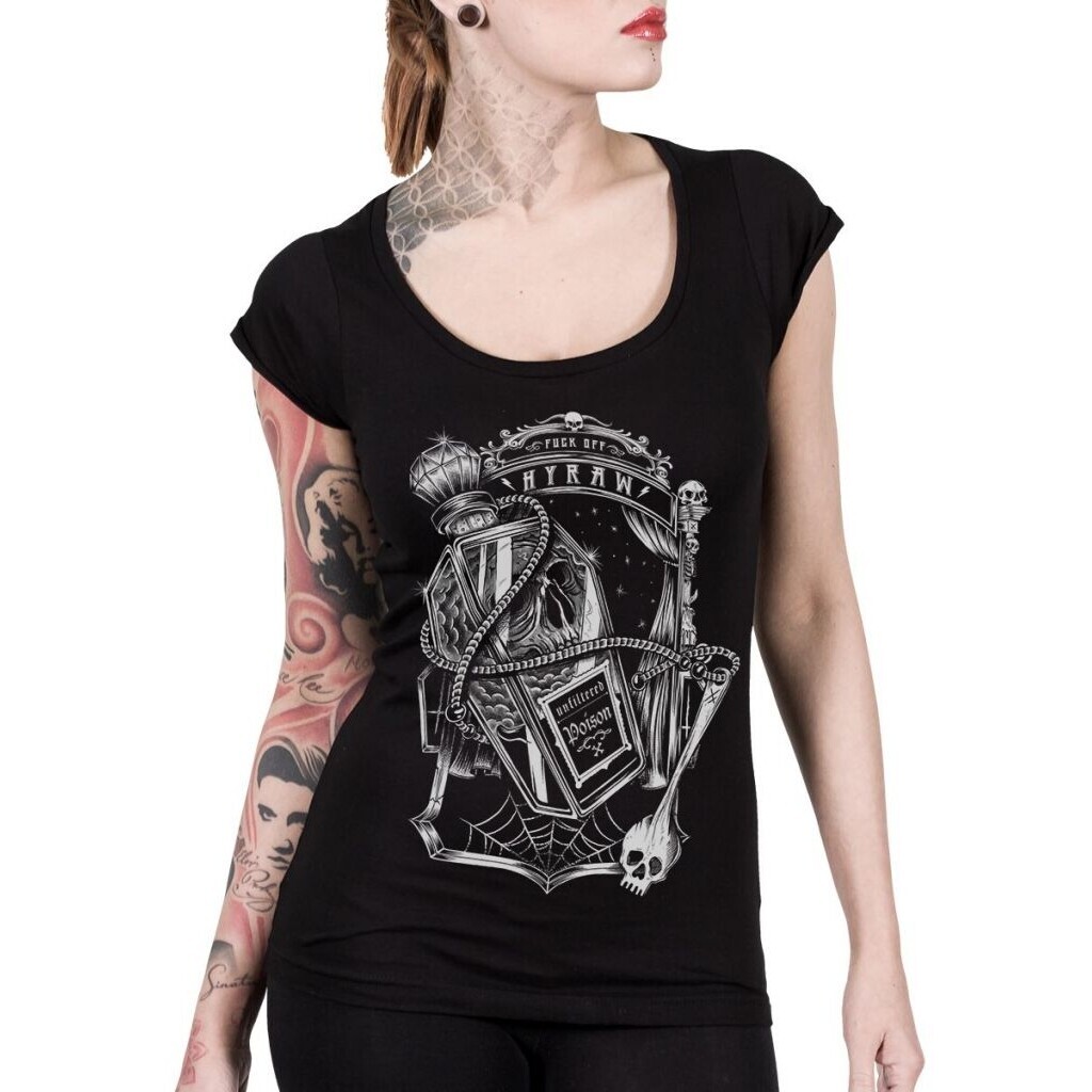 Tričko dámske Hyraw Poison - čierne, L