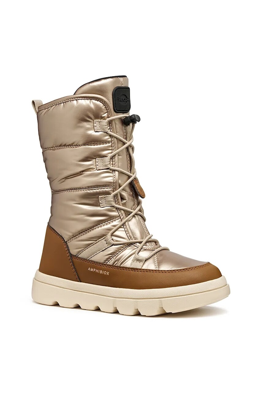 Zimné topánky Geox WILLABOOM zlatá farba, J56HWA.0LVBC