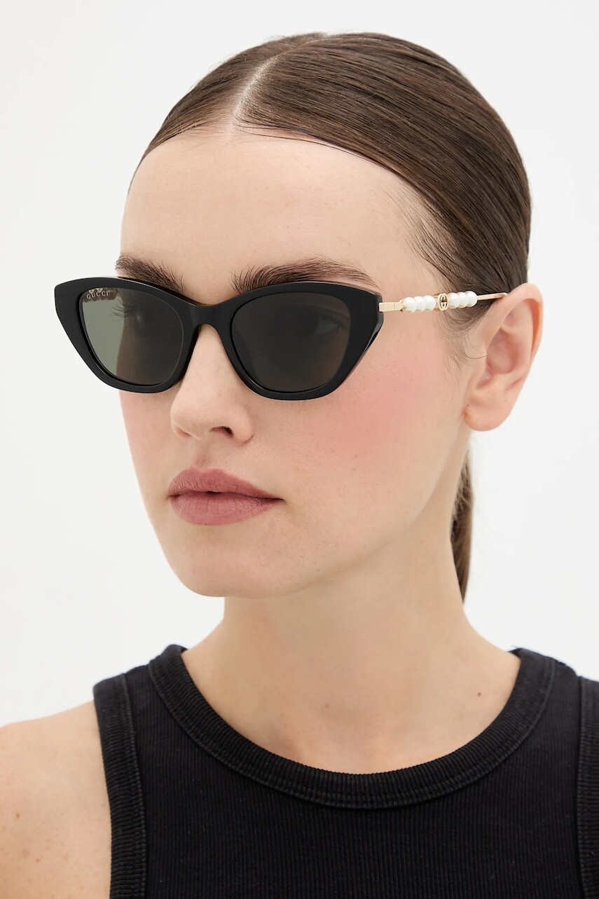 Slnečné okuliare Gucci čierna farba, GG1968S
