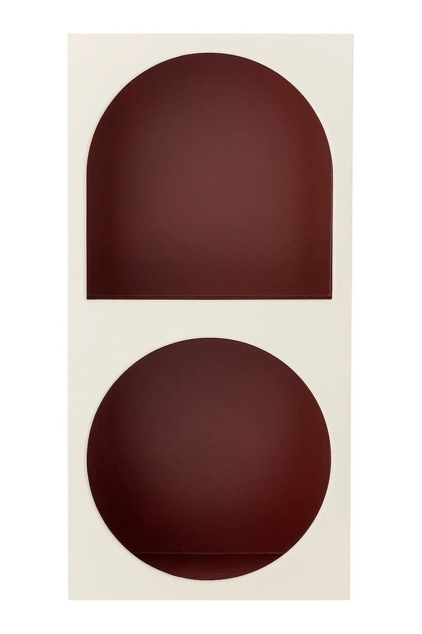 Závesná polica Bloomingville Graphia 30 x 60 x 24 cm biela farba