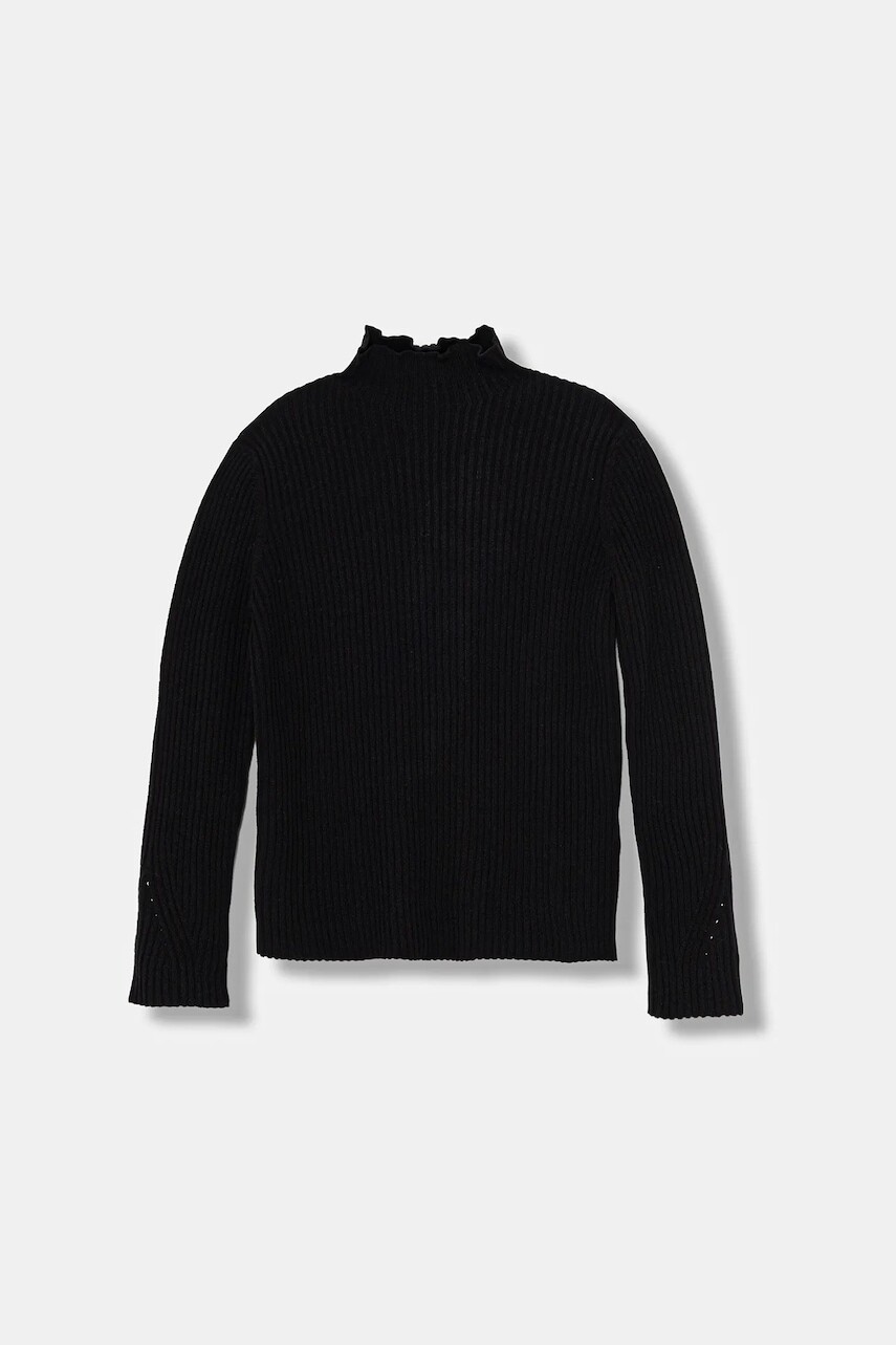 Detský sveter United Colors of Benetton čierna farba, ľahký, 1Y7QC200P