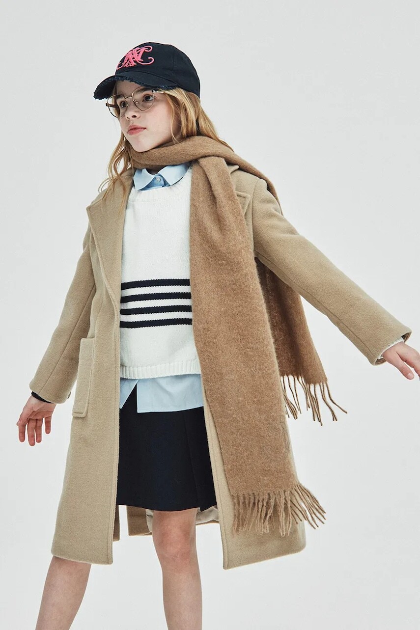 Šál MAX&Co. MAXR3F SCARF béžová farba, MX0246