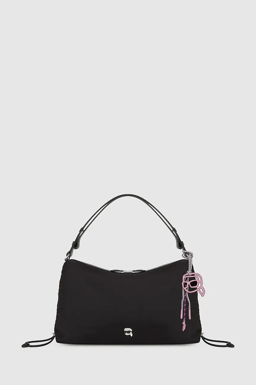 Kabelka Karl Lagerfeld IKON čierna farba, A4W30014