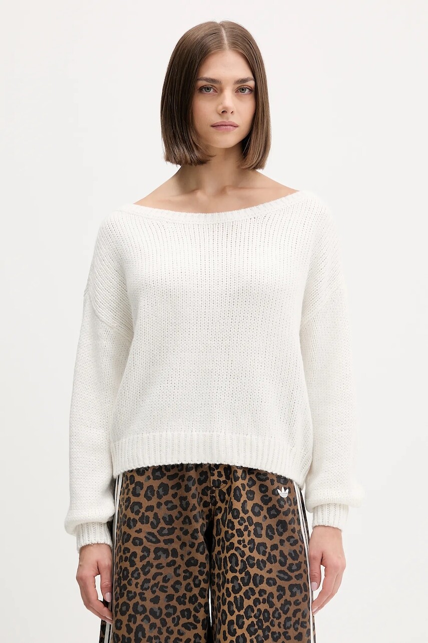 Sveter Hollister Co. béžová farba, KI350-5072